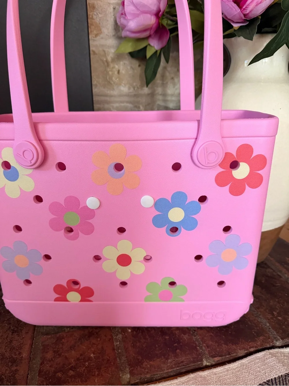 Bogg Original Bag Happy Flowers Print